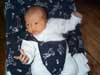 In the bouncy chair